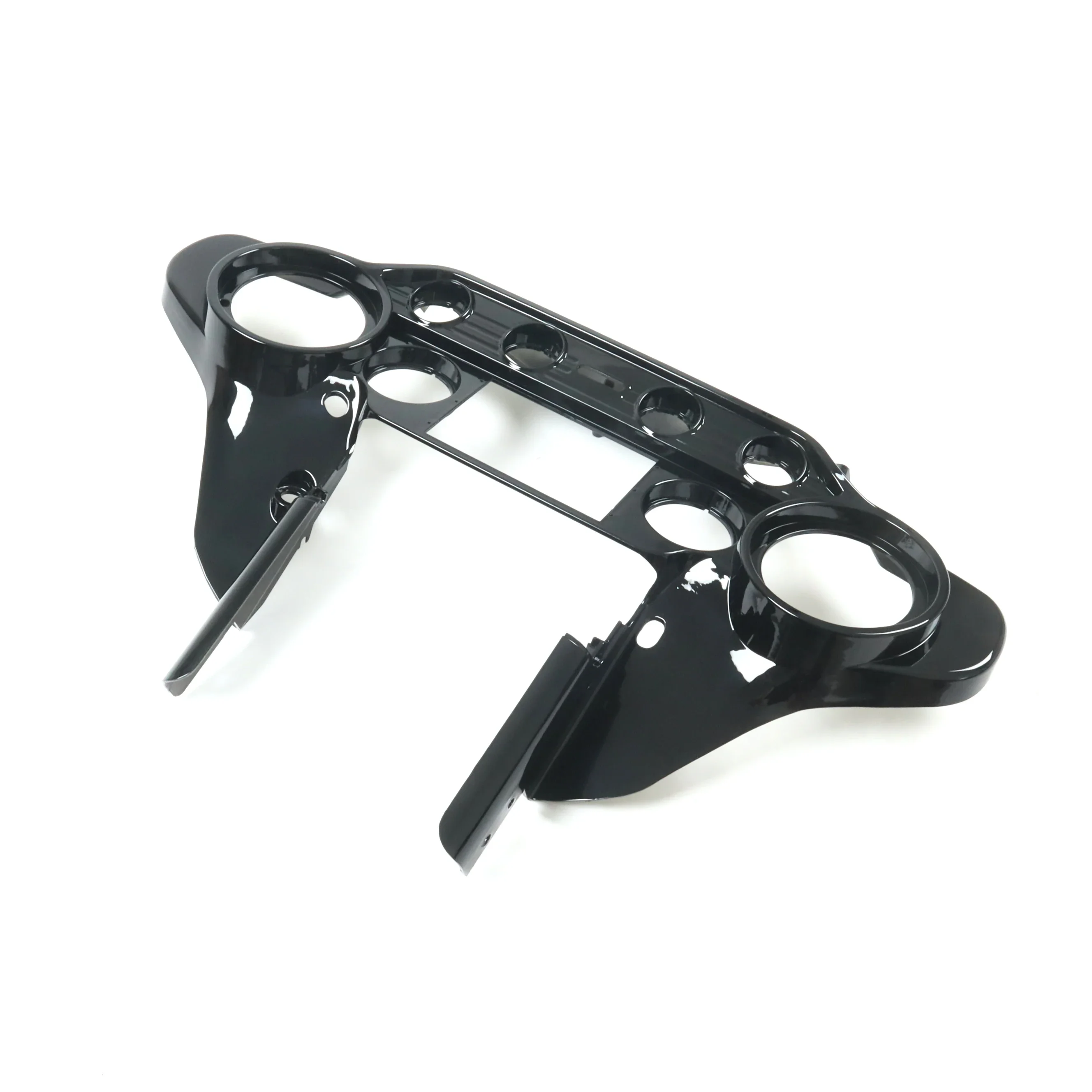 6.5 Inch Unpainted With Double Din GPS Stereo Tray For Harley 1996-2013 Speaker Inner Fairing
