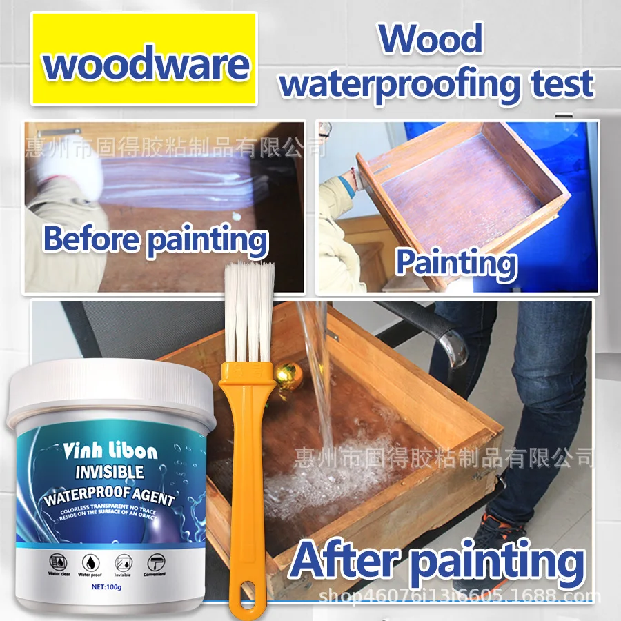 

100g Transparent Waterproof Coating for Indoor & Outdoor