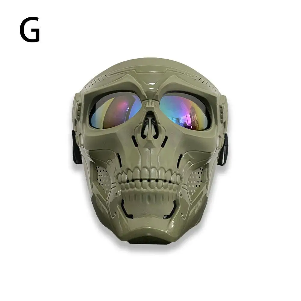Kreative Schädel Motorrad Reit Maske Retro Harley Maske Winddicht Staubdicht Gesichtsmaske Outdoor Brille Einstellbare Gummiband