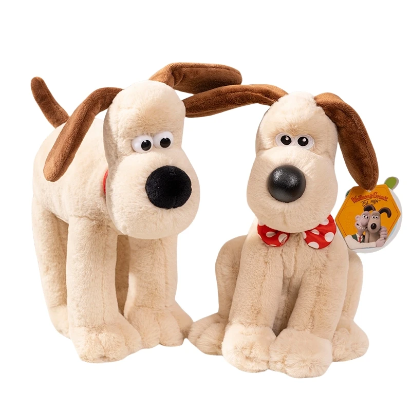 الكرتون جروميت أفخم والاس اللعب أنيمي جرو محشوة الدمى Kawaii غرفة ديكور الشيف نمط لعبة جمع الاطفال عيد الميلاد هدية عيد الميلاد