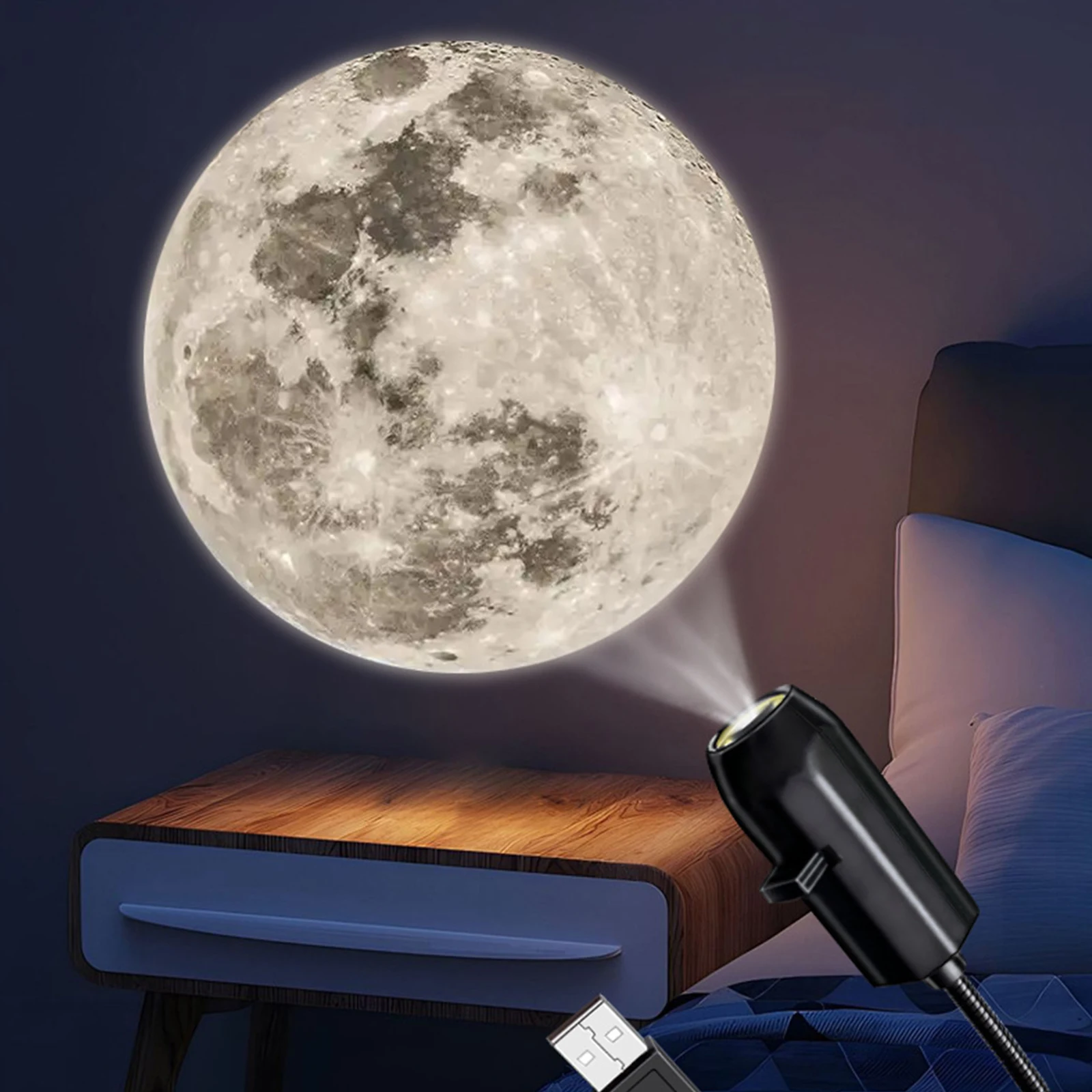Planet Projector Lamp with Lamps Sheets Atmosphere Projector Night Light Car Interior Star Projection Lamp for Bedroom Bedside