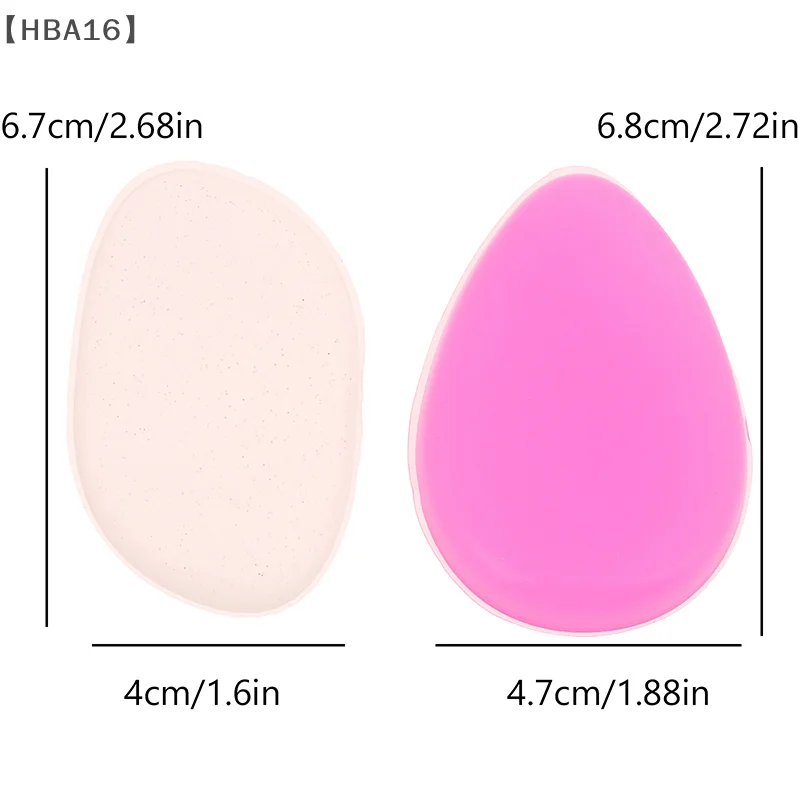 ソフトシリコンゲルパウダーパフスポンジ、化粧用フェイスファンデーションBBクリーム、パウダーフリー、パウダーコスメパフメイクアップツール