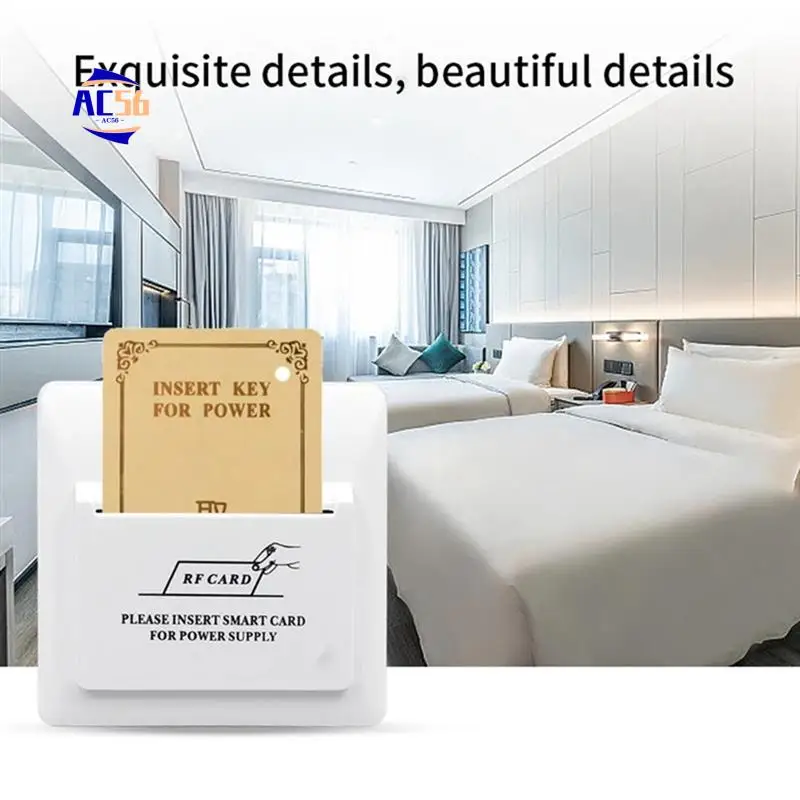 

AC56-Bluetooth Power Saver Tthotel Energy Saving Switch RFID 13.56Mhz Card App Control Energy Saver For Hotel Apartment
