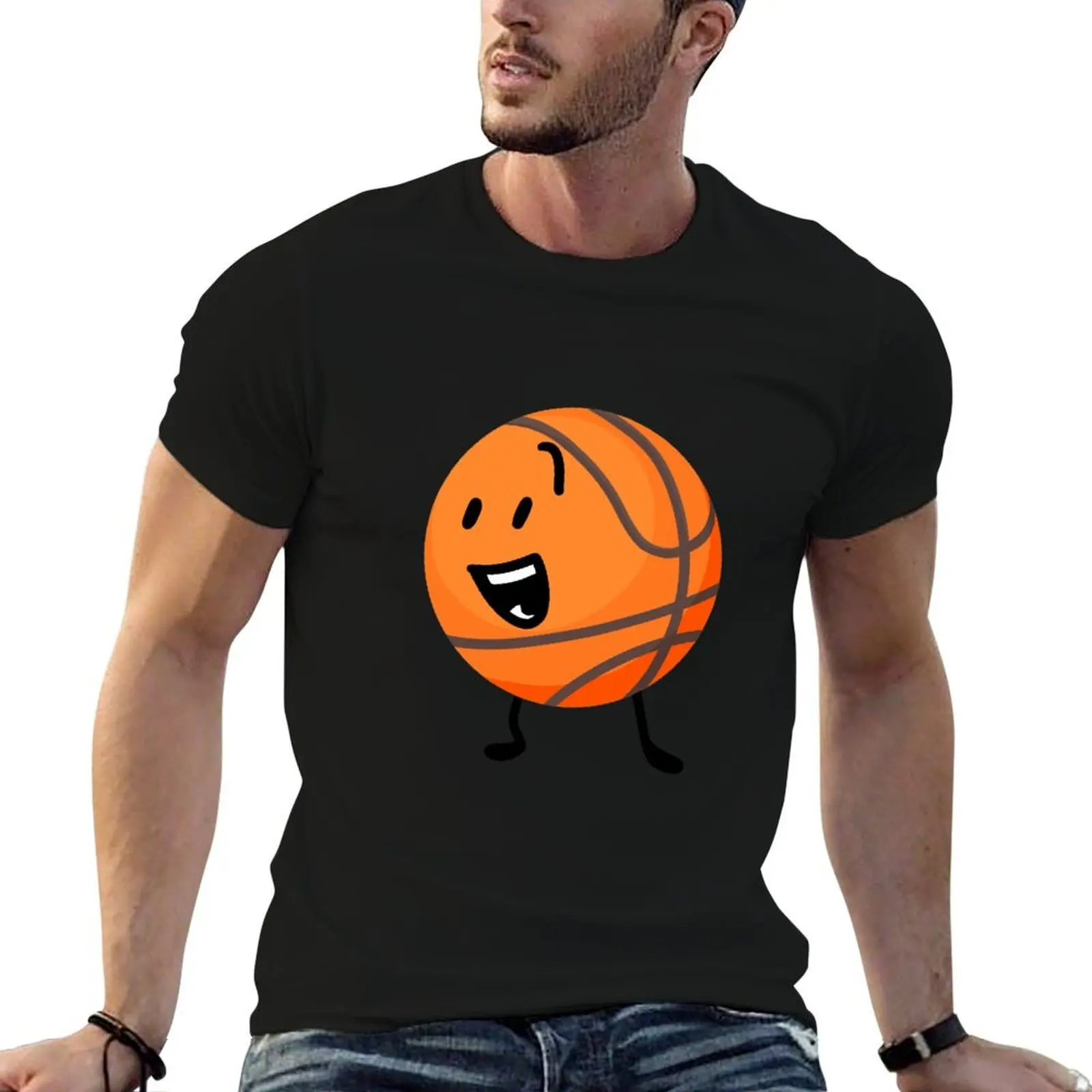 Basketball T-Shirt Casual Loose Fit Short Sleeve T-Shirt