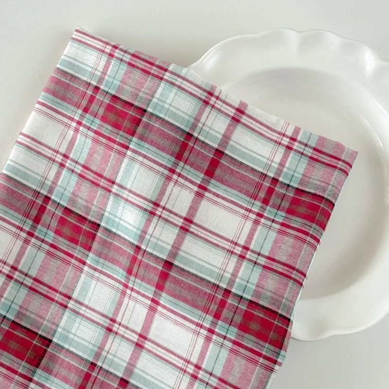 

Summer Dopamine Colorful Soft Check Patterns - Bags, Shirts, Tablecloths, Curtains, Handmade Pet Clothing, Baby Clothes Fabrics