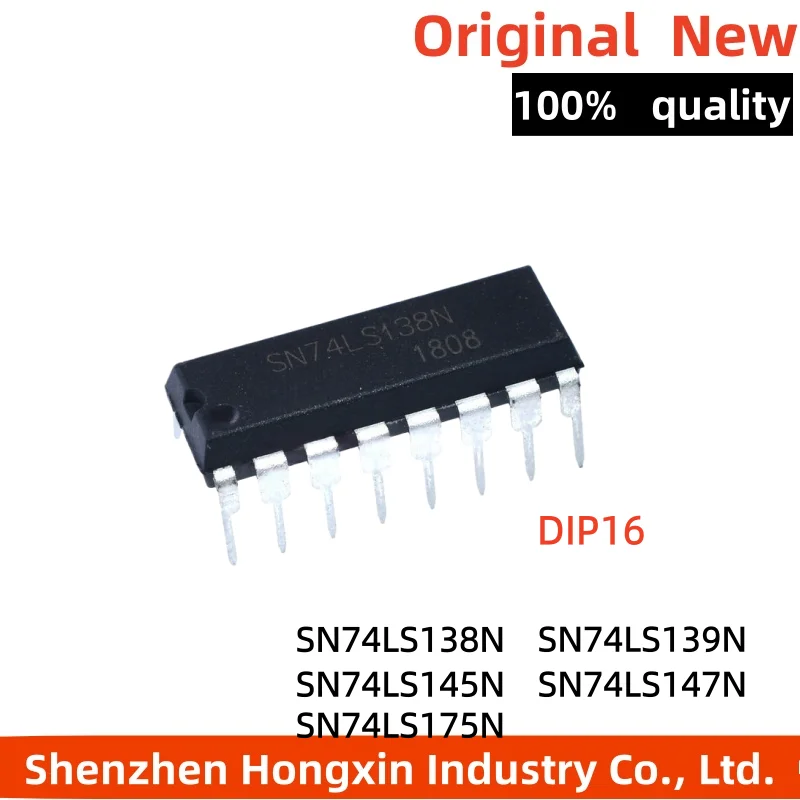 

10 pieces of SN74LS138N HD 138/139/145/147/171/174/175P direct insertion DIP16 logic chip IC