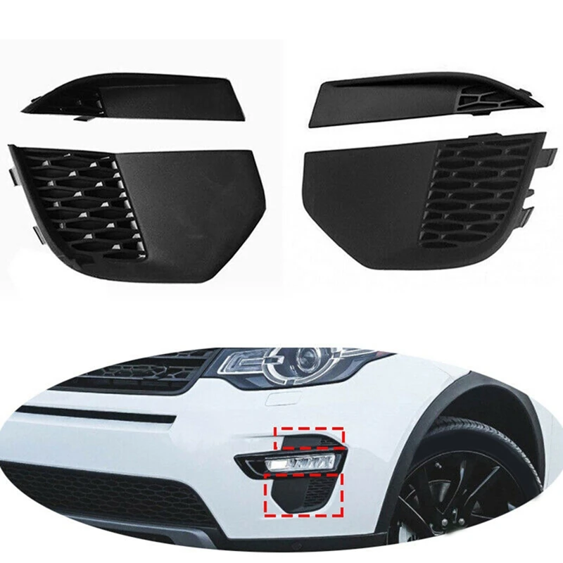 Mega Sale 4pcs Front Bumper Fog Lamp Bezel Frame for Land Rover Discovery Sport