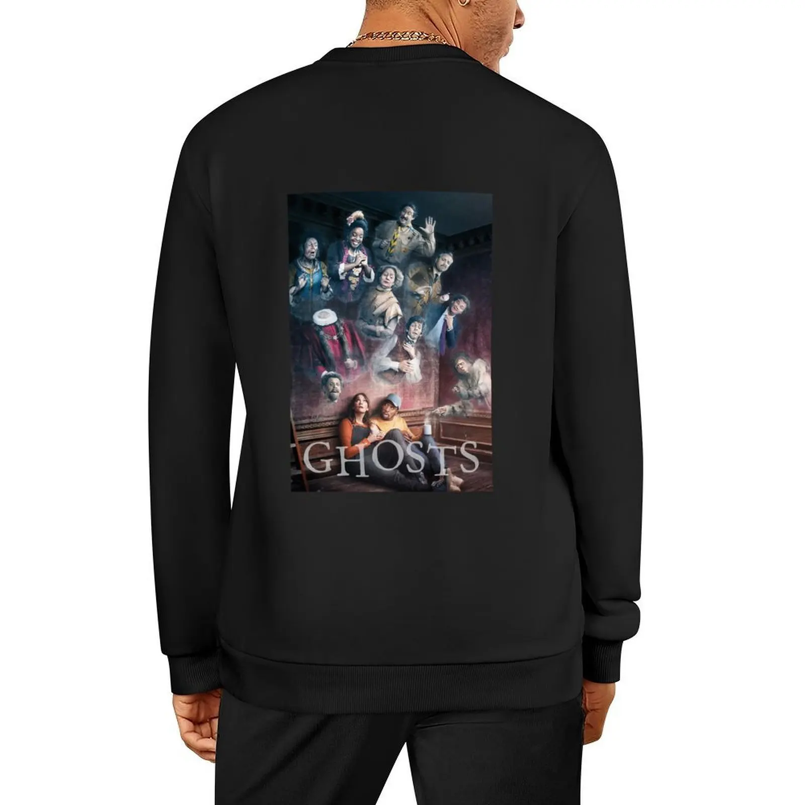 

Ghosts BBC TV show seriesClassic . Pullover graphic t shirts men men's sweat-shirt anime clothes anime clothing anime sweatshirt