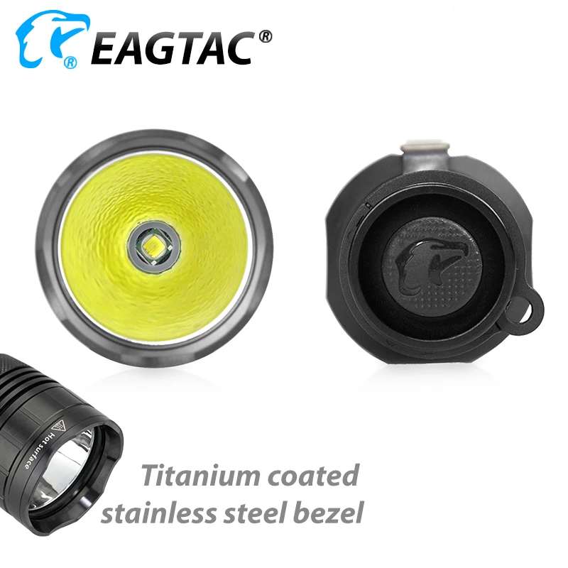 EAGTAC G25C2 XML2 XPL SFT40 Tactical LED Flashlight Gun Mount Hunting Color Filter Extender Tube Optional Programmable Outputs