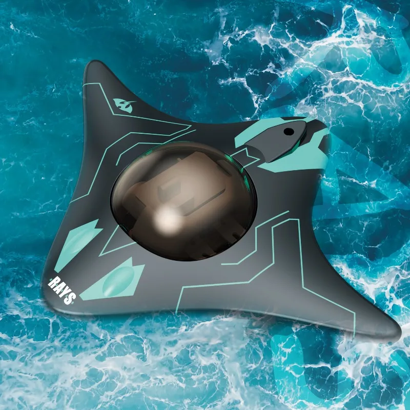 Mini WIFI remote control six-way real-time transmission underwater camera boat photo video visual remote control boat toy
