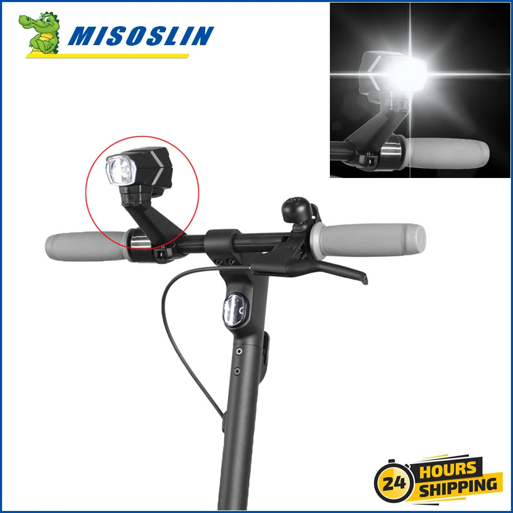 

Universal Head Light Electric Scooter Handlebar Mirror Rear View for Xiaomi M365 Pro Mi3 for Ninebot Max G30 2PC Rearview Mirror