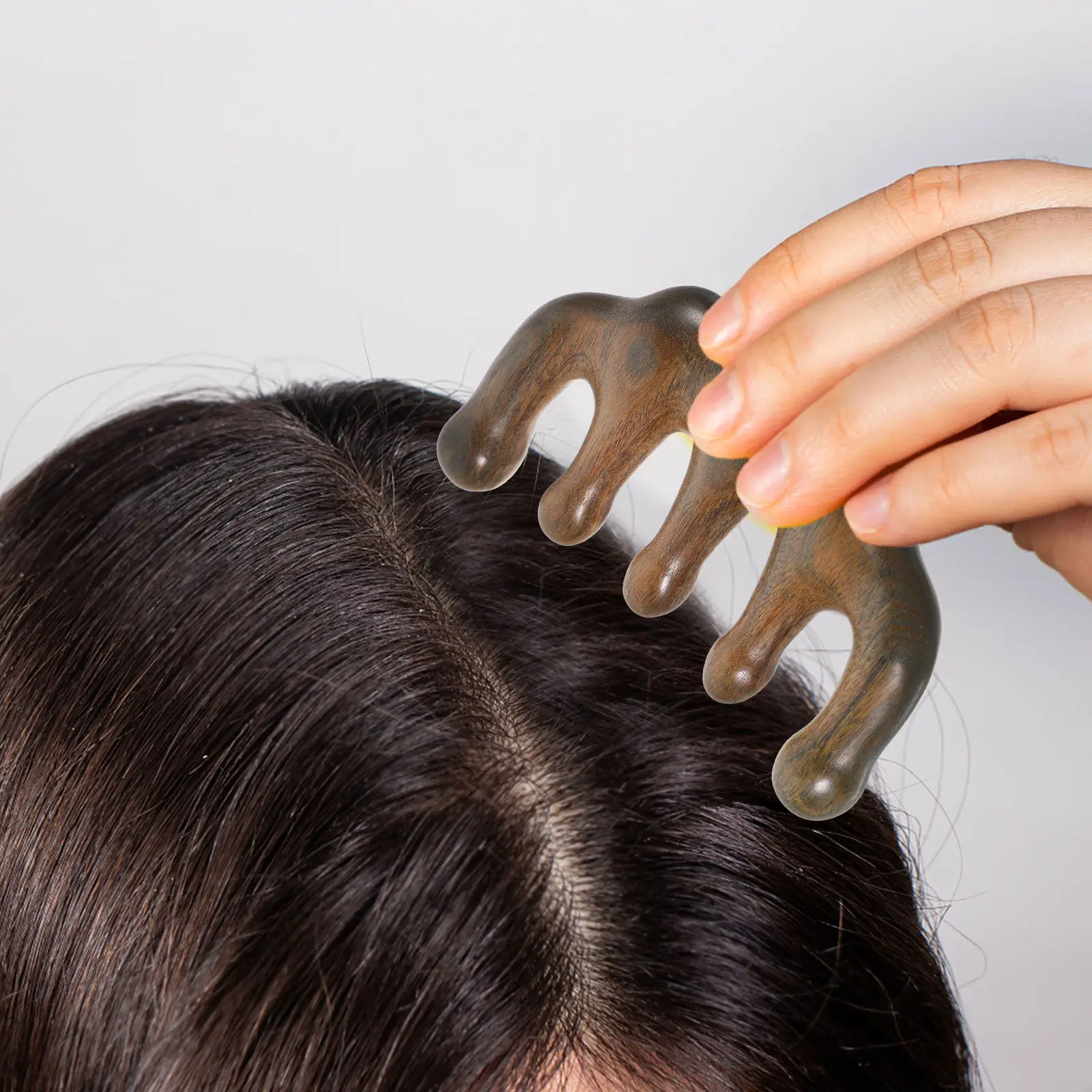 Wood Craft Massage Comb Safe Reliable Scalp Massager Tool Smooth Rounded Edges Ergonomic Body Acupoint Massager