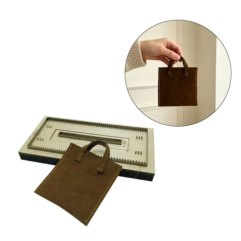 Mini Tote Bag Mold Durable Recyclable One-Piece Leather Knife High-Precision Cutting Hand-Pounding Stamping Dual-Use DIY Leather