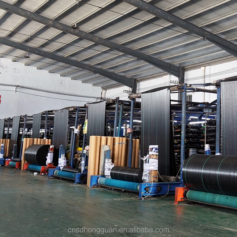 2025Agricultural Plastic  Woven Anti-Grass Weed Block Ground Cover Control Barrier Mat Landscape Fabric