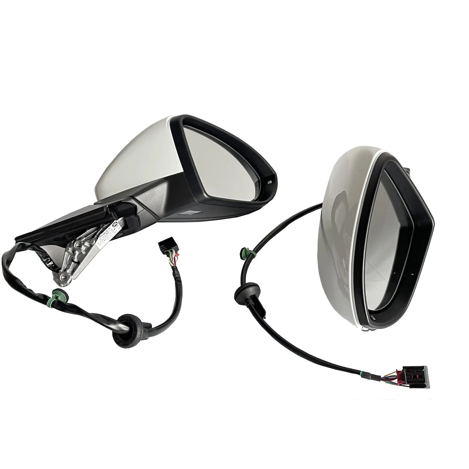 Electric Power Folding Side Mirror With Puddle Light For Golf Mk7 7.5 White view 2