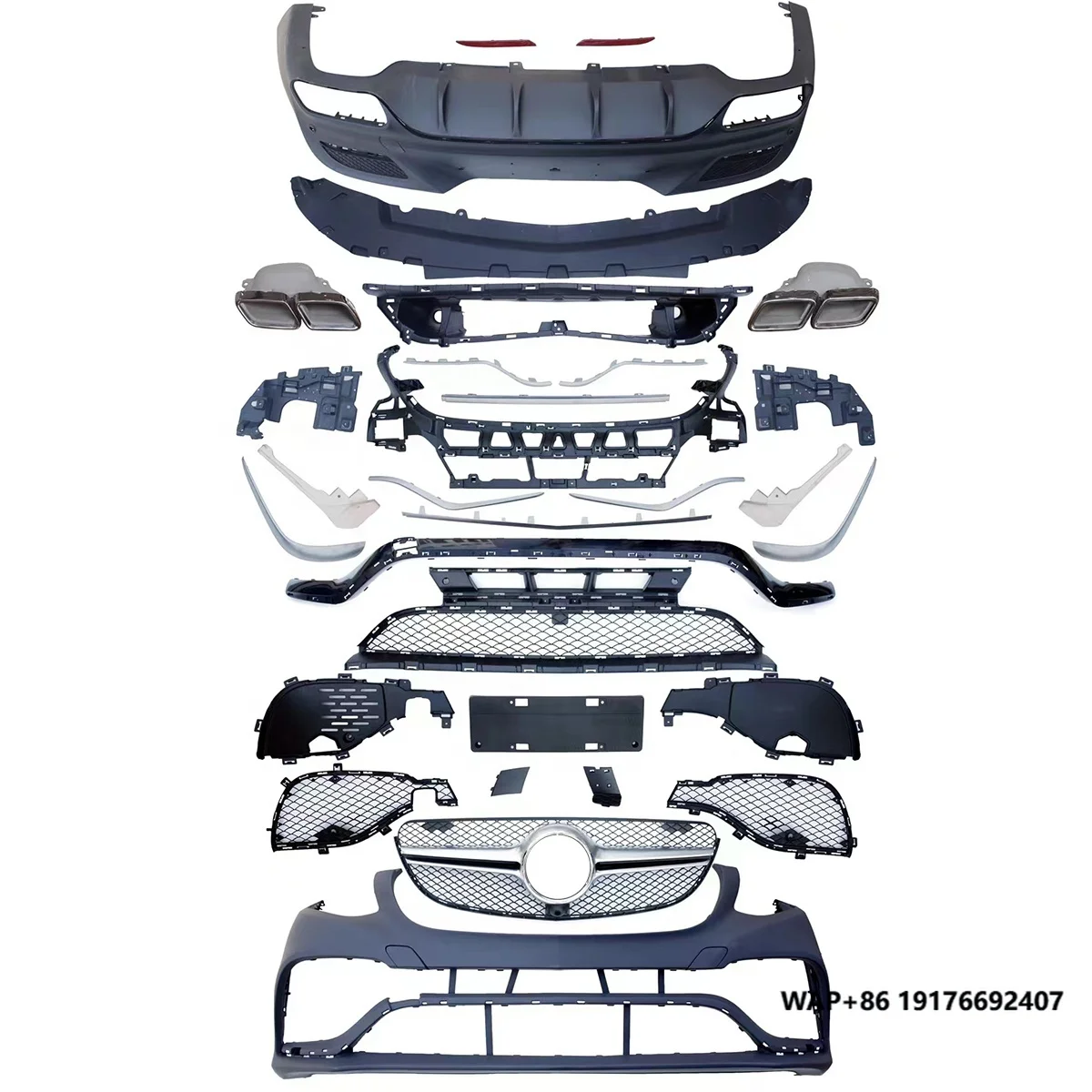 

Car Body Kit for Mercedes benz GLE Coupe W292 C292 2015 2016 2017 2018 2019 Year Facelift GLE63 Coupe Model with Bumpers Grilles