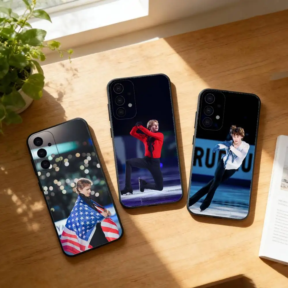 Figure Skaters I-Ilia Malinin phone Case For Samsung S25,24,21,22,23,30,Ultra,20,Plus,Fe,Lite,Note Soft Black Cover