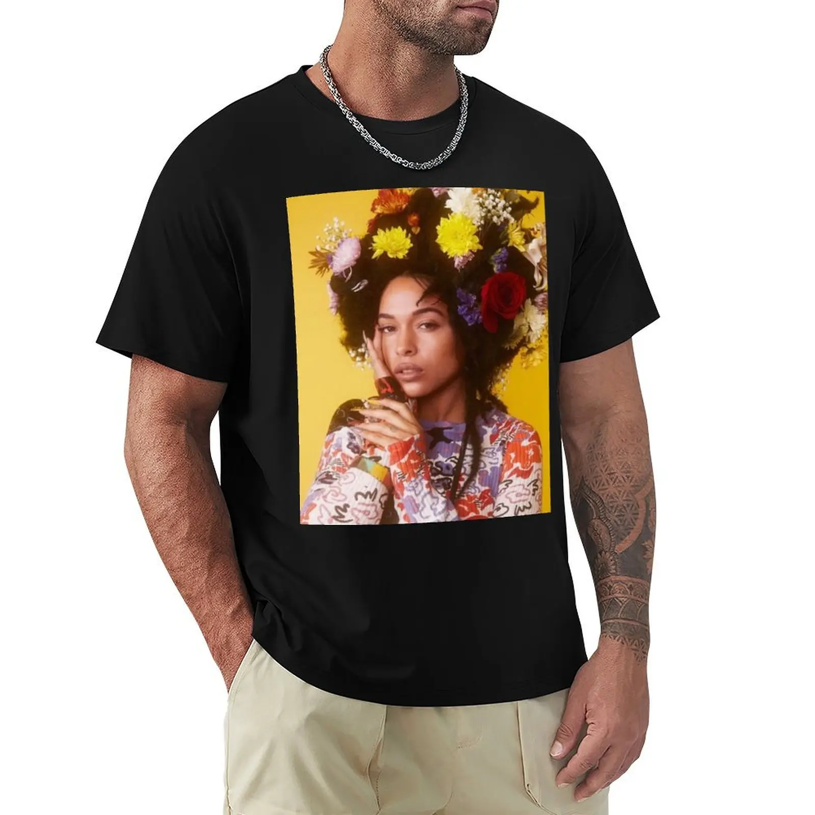 

Princess Nokia Flowers T-Shirt Relaxed Casual Short Sleeve Tee