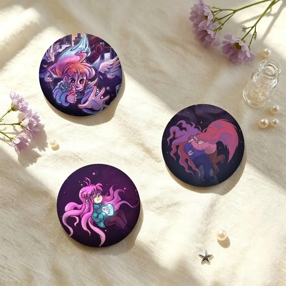 CELESTE Indie Game 25mm 32mm 44mm 58mm 75mm Brooches Badges Pins for Accessories Gift