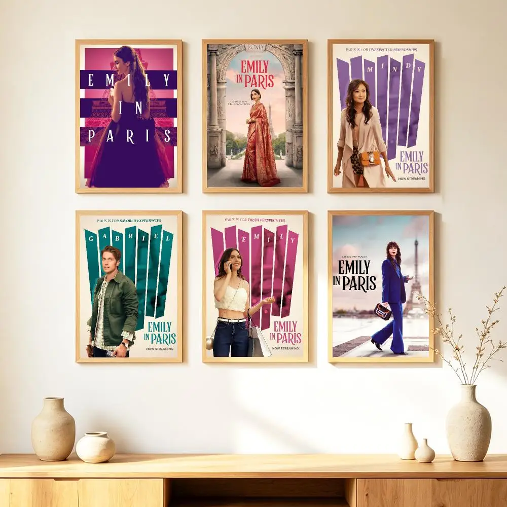 series Emily in Paris Poster HD Poster Warm Home Decoration Suitable for Bedroom and Living Room Gifts Giving