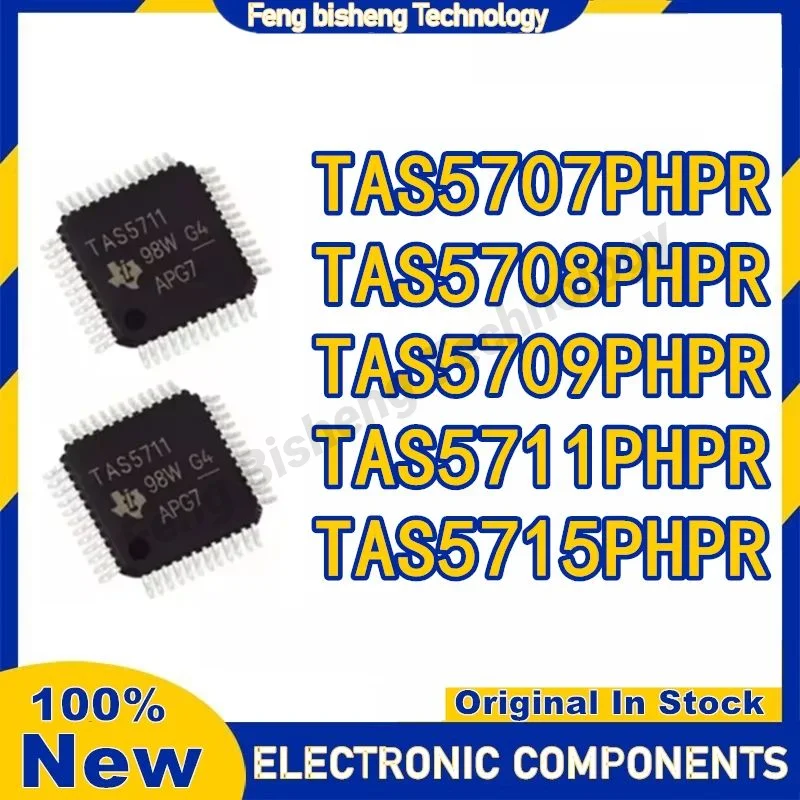

TAS5707PHPR TAS5708PHPR TAS5709PHPR TAS5711PHPR TAS5715PHPR TAS5707 TAS5708 TAS5709 TAS5711 TAS5715 TAS IC MCU Chip TQFP48