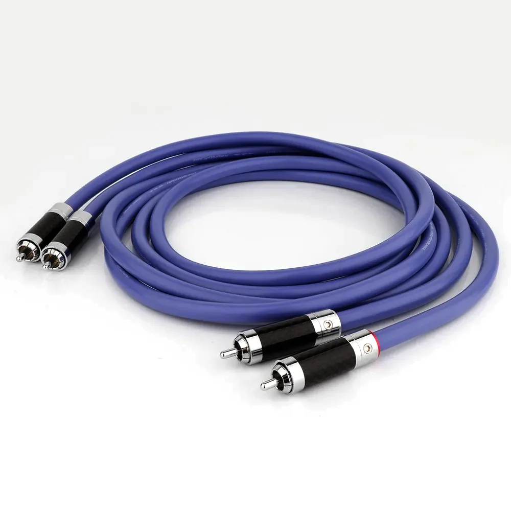 Para Furutech XLR Cable OCC 3Pin XLR Balanced Microphone Cable RCA to XLR interconnect Amplifier Line z wtyczką z włókna węglowego