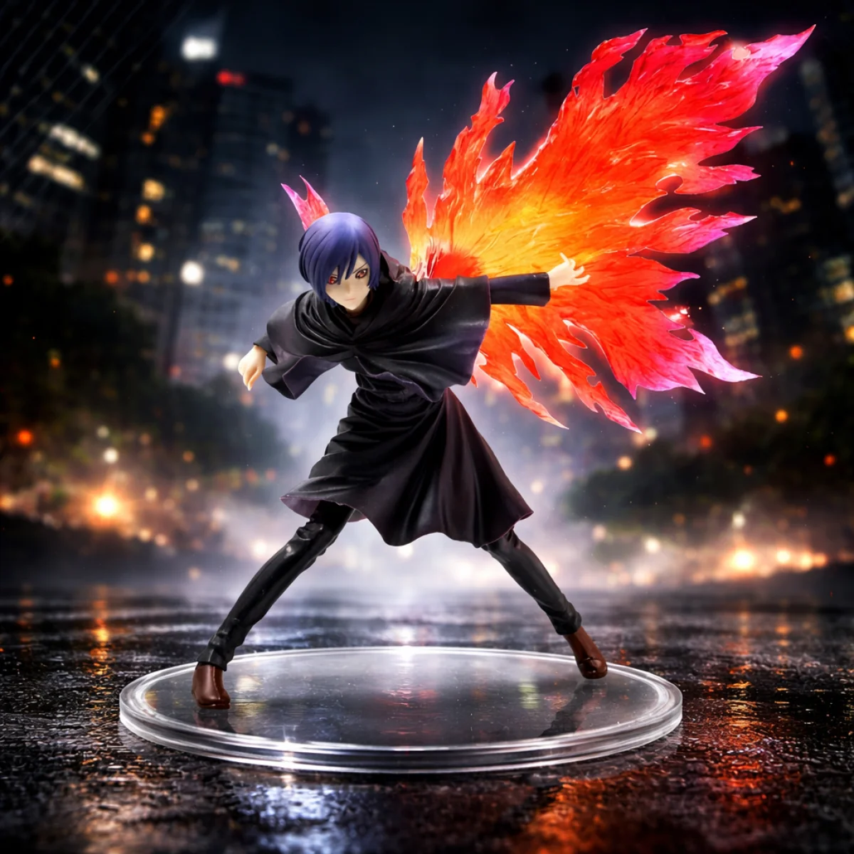 Artfxj Tokyo Ghoul Kirishima Touka Figure Tokyo Ghoul Yuta Cloak Style Model Ornament Gift