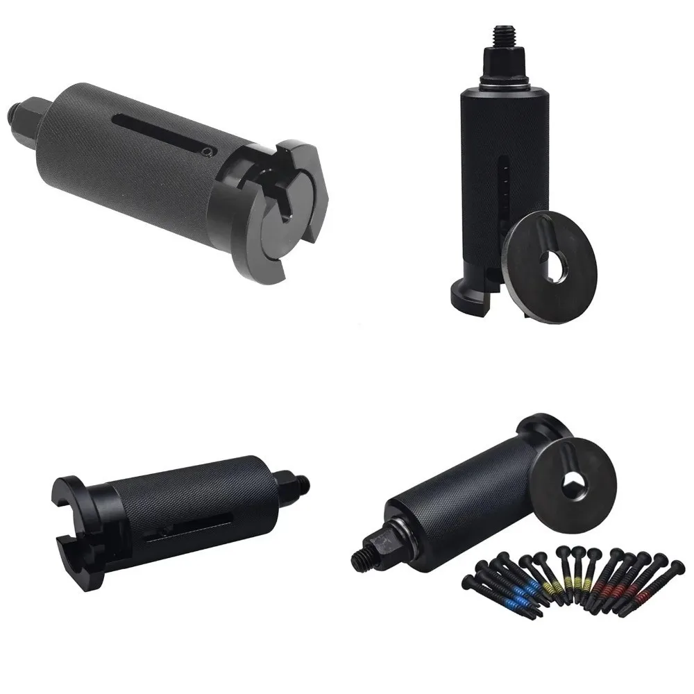 Core Remover Lock Cylinder Puller with Crank Equipped with 15 Screws Lock Core Puller Durable Door Lock Cylinder Puller