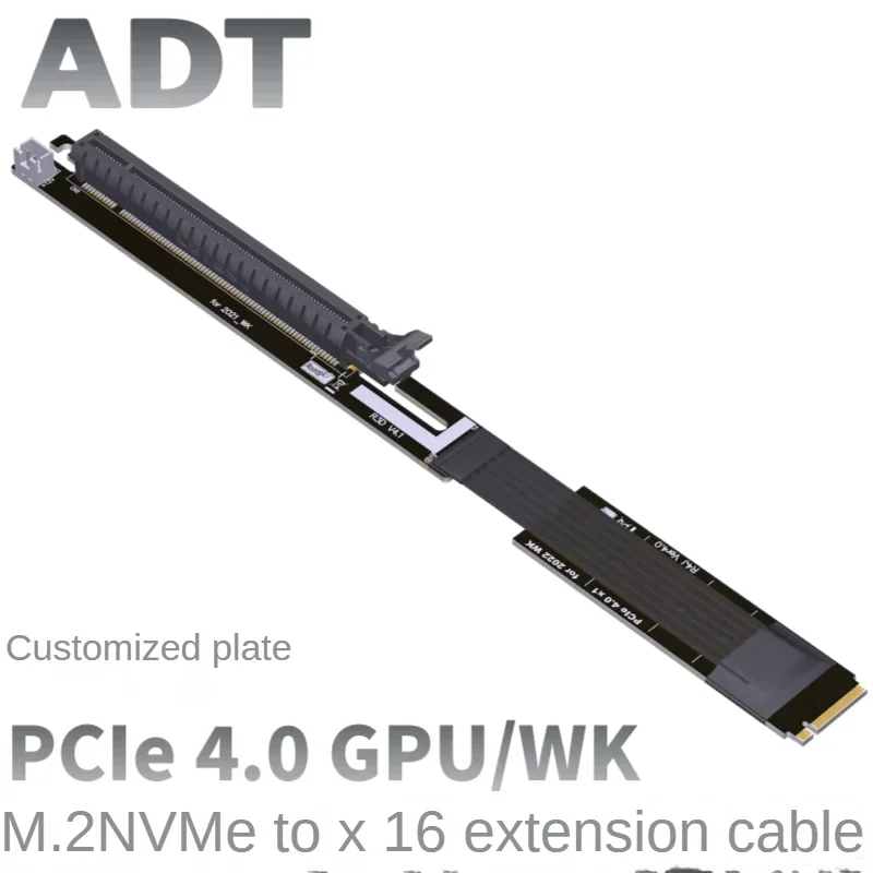 ADT M.2 NVMe to PCI-E 4.0x16 Video Card Extension Compatible with A card N card  R43JD-WK 4.0