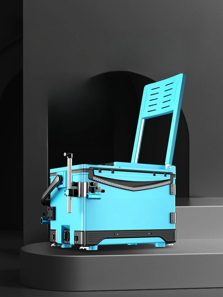 

Full set of fish boxes, seated, multi-functional, new, fishing boxes