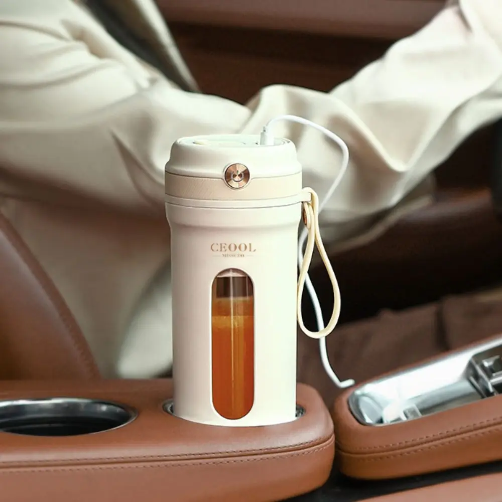 

4/10 лезвий, чашка для блендера для фруктов, перезаряжаемая от USB, 350 мл, чашка для приготовления смузи со съемной соломинкой, мини-дробарка для льда, овощей