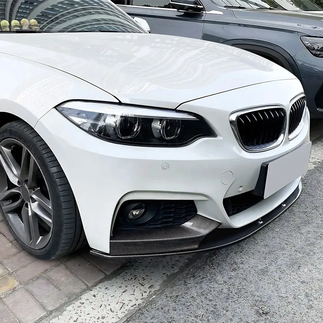 Front Splitter Guard Bumper Lip Chin Air Dam Guard For BMW 2 Series F22/F23 M Sport 2014-2017 Tuning Styling Facelift MP Style view 3