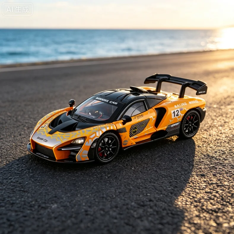 Simulation 1:24 Alloy Sports Car Model With Floral Pattern Toy For Cross-border Batch Delivery On AliExpress Alloy Diacast Cast