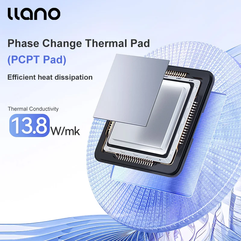 llano Thermal Pads GPU CPU Heatsink Cooling Conductive Fan Cooler Silicone Heat Sink Good Efficient Heat Dissipation Performance