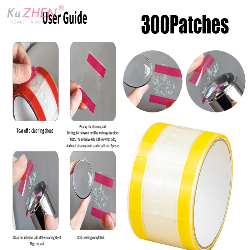 300 szt. Arkuszy do czyszczenia stempli do paznokci, szybkie usuwanie oleju do stemplowania, narzędzia do czyszczenia stemplera do paznokci, żelowy manicure bez pozostałości, akcesoria do zdobienia paznokci
