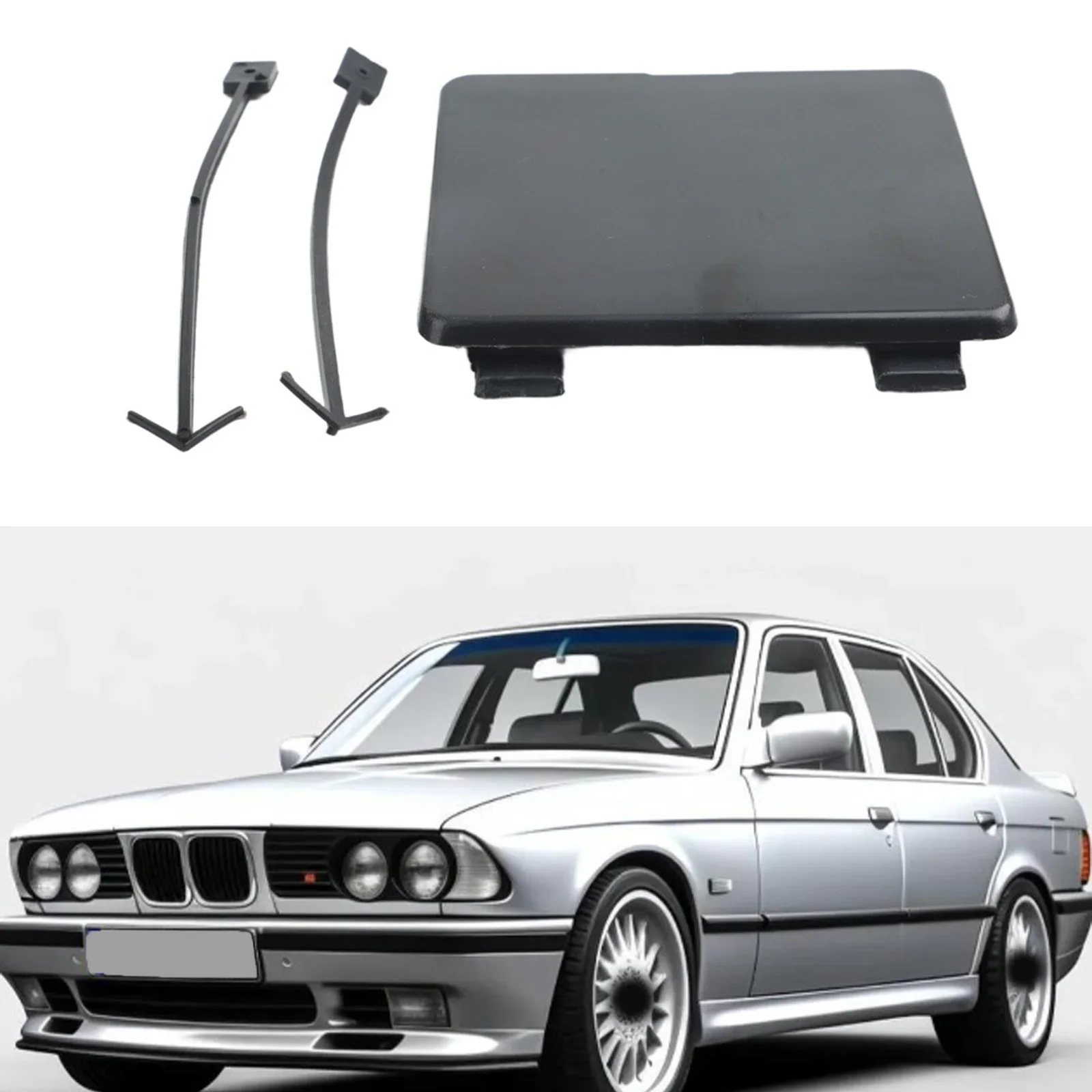 For Bumper Replacement Tow Hook Cover Replacement Installation Wear Resistant Non-deformation For 5 Series E34