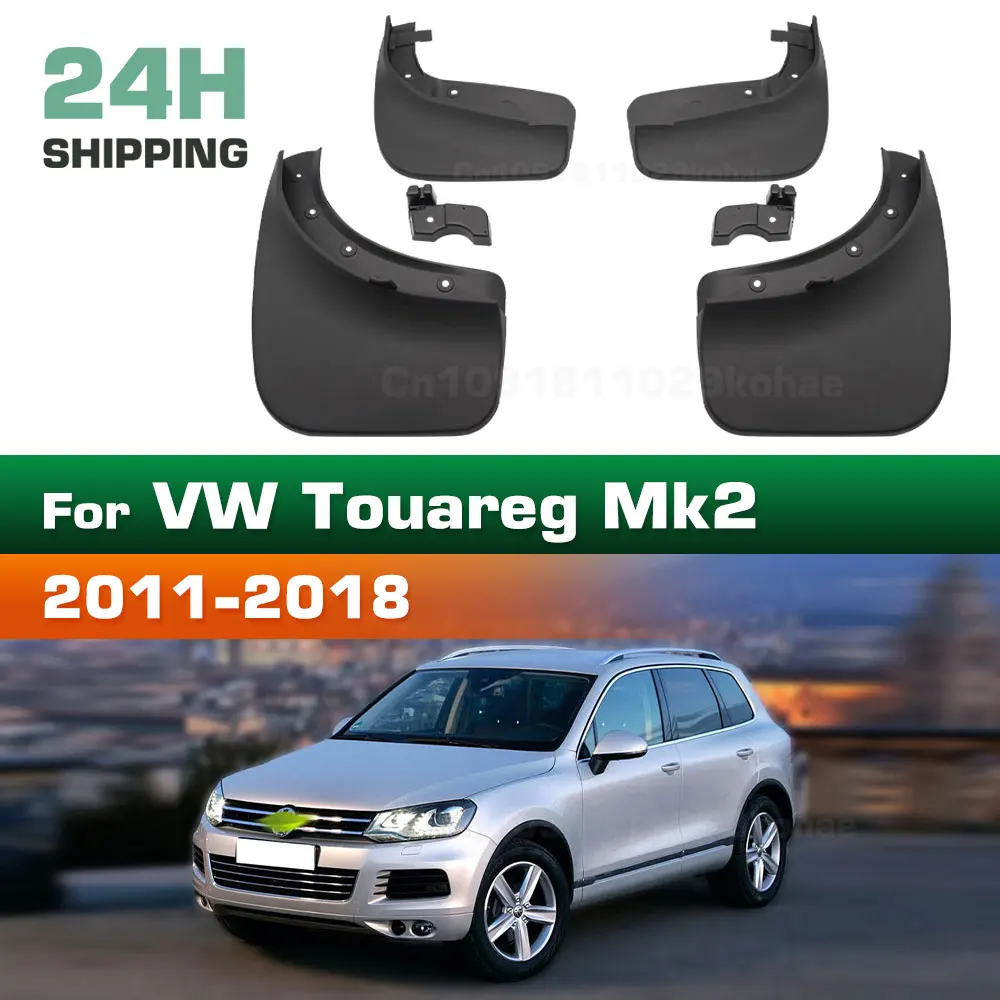 For Volkswagen VW Touareg Mk2 2011 2012 2013 2014 2015 2016 2018 Fender Mudflaps Splash Guards Mudguards Mud Flaps