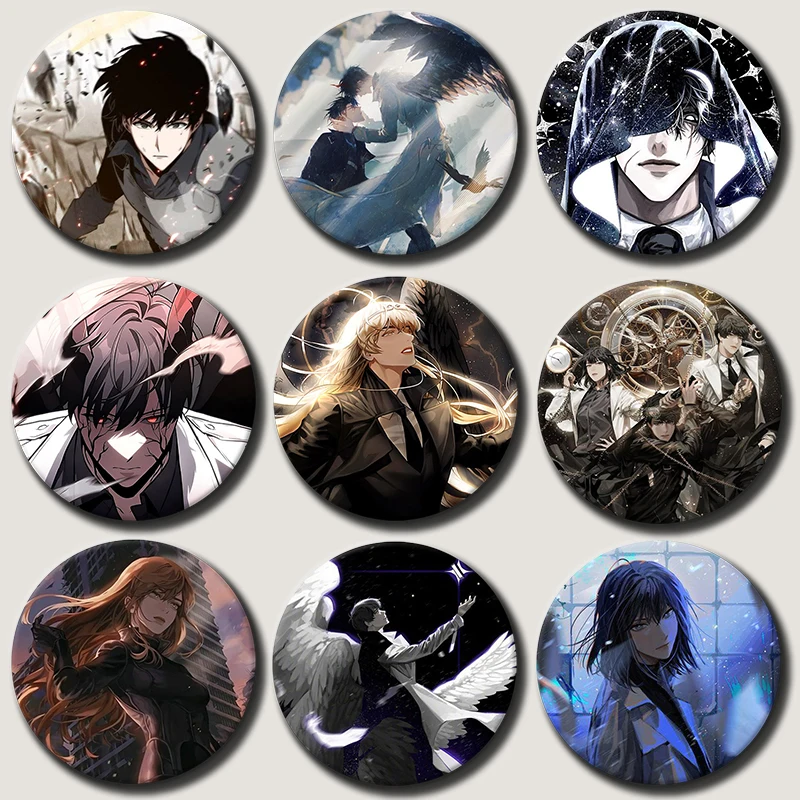 58MM Omniscient Reader's Viewpoint Cosplay Badge Anime Creative Brooch Pin Accessories For Clothes Backpack Decoration gift