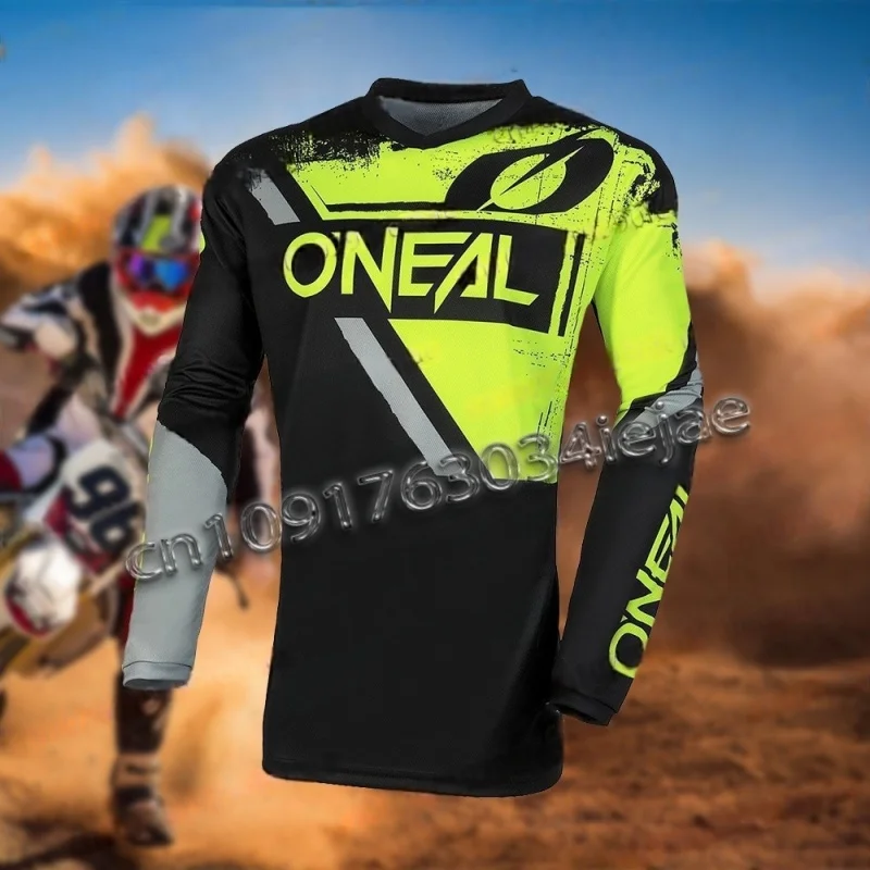 

2025 Oneal Men's Off-road Motorcycle Mountain Bike Downhill Long Sleeved Sportswear Daily Sweat Wicking Quick Drying Men's Top