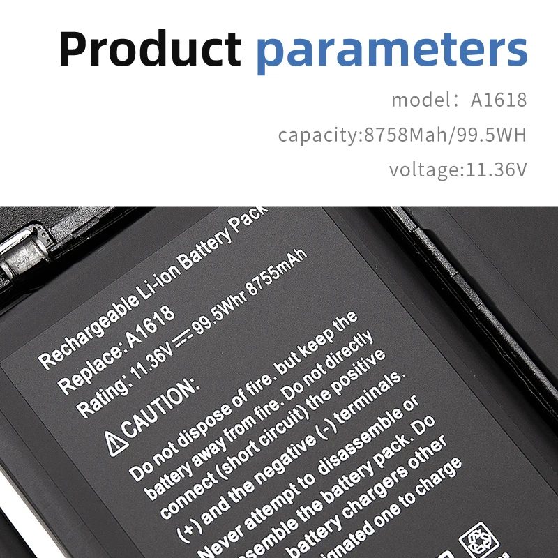 SUOZHAN 애플 맥북 프로용 배터리, A1618, 15 인치 레티나 A1398, 2015 년 020-00079 MJLQ2LL/A MJLT2LL/A, 도구 포함, 11.36V 99.5