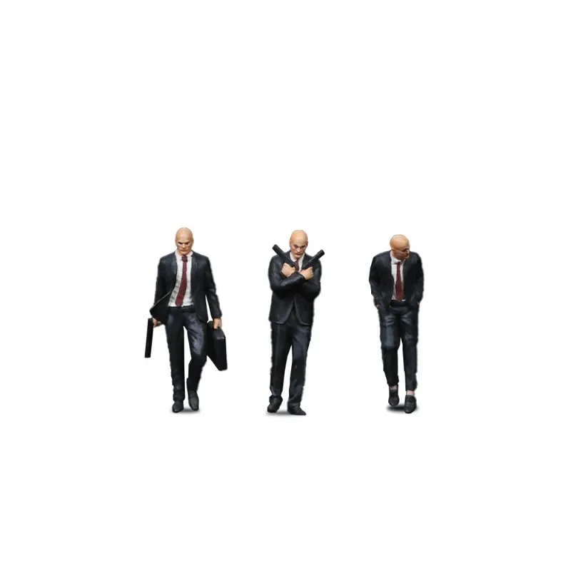 

1:64 Professional Agent Doll Set Simulation Resin Model