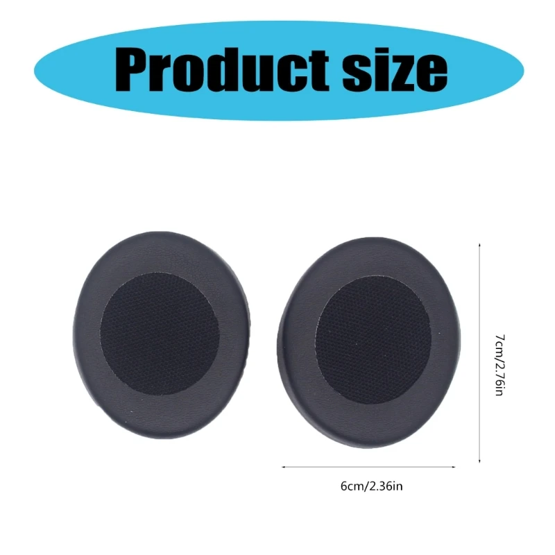 Almofadas ouvido confortáveis ​​para fones ouvido HD2.01 HD2.20S, almofadas isolamento ruído confortáveis ​​com a do
