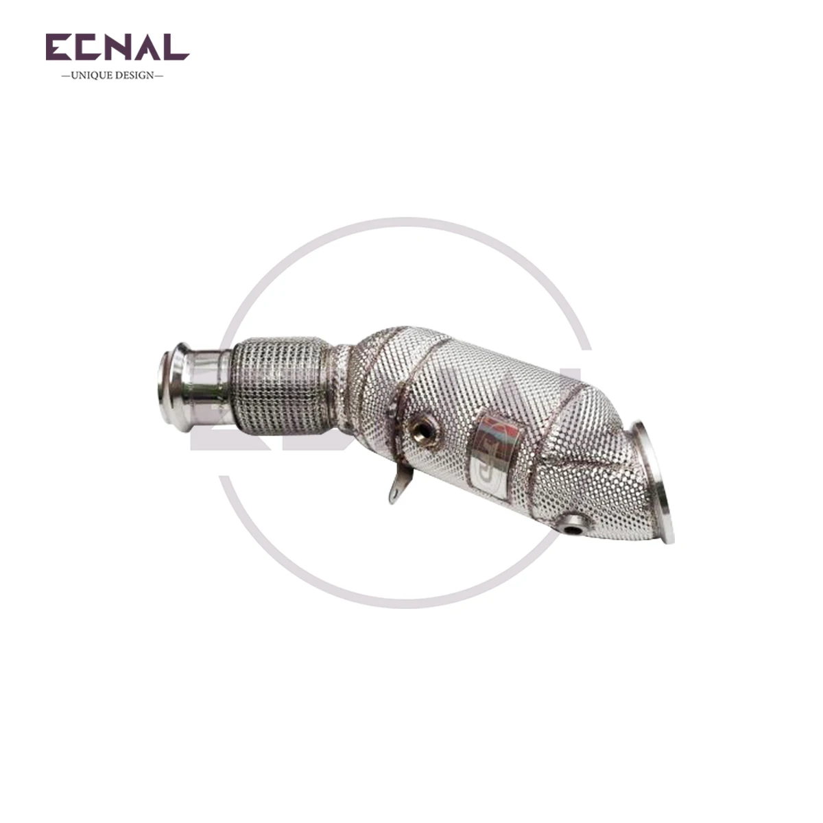 

Ecnal Exhaust Downpipe for BMW F20 120i 125i 130i B48 2.0T 2016-2023 SS304 Car Sport Exhaust Pipe with Catalytic Converter