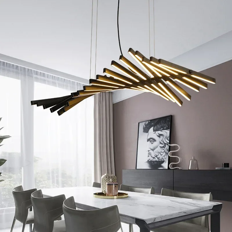 Modern LED Chandelier lighting living room Novelty Art Pendant Lamps office fixtures Nordic Dining room Bar Hanging Lights