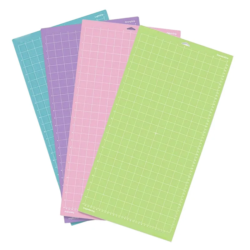 

3 Pack 4.5x12inch/11.5x30cm PVC Cutting Mat Base Adhesive Plate Pad For Cricut Joy Quilting Mats For Cardstock HTV Crafts