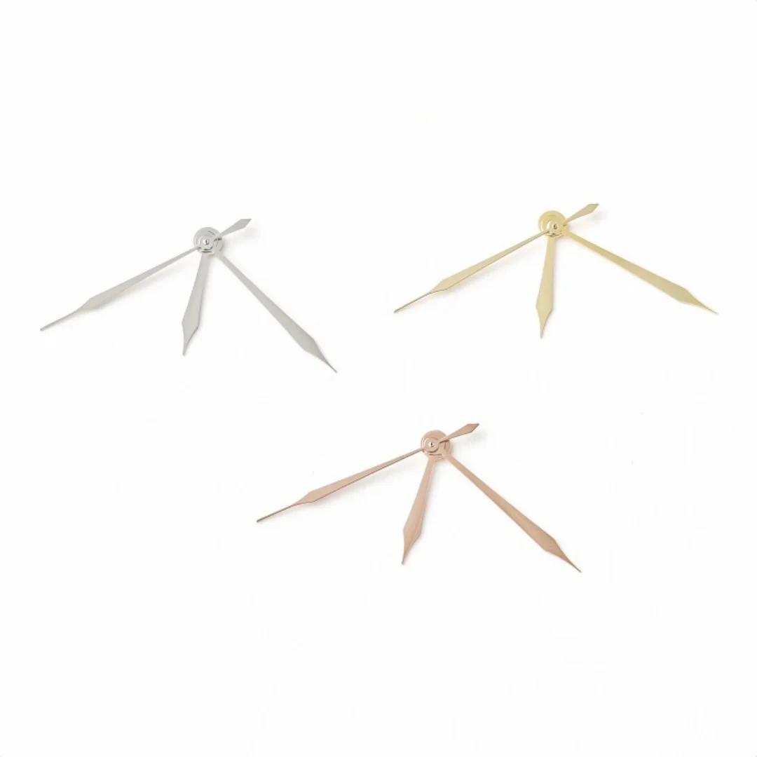 Manecillas de Reloj en Forma de Espada de 9.5*14.5*14mm, Plateadas y Oro Rosa, para Movimiento Automático Seiko NH35/36/38/34, Piezas para Modificación de Caja
