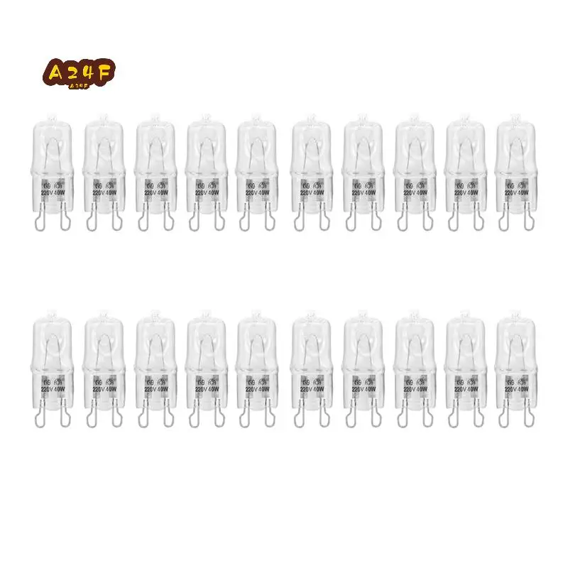 

A24F-G9 Oven Light High Temperature Resistant Durable Halogen Bulb Lamp For Refrigerators Ovens Fans 40W 500℃ Pin Bulb