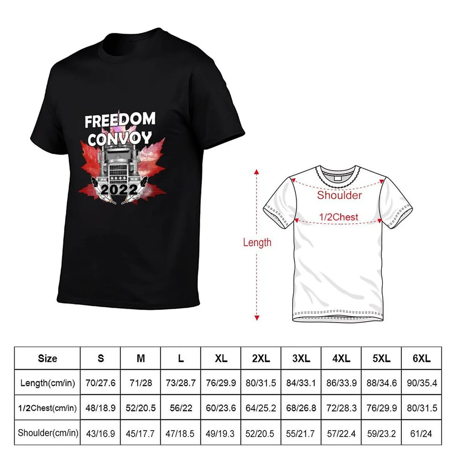 Freedom Convoy T-Shirt Man t-shirt graphic shirts sweat shirts, men
