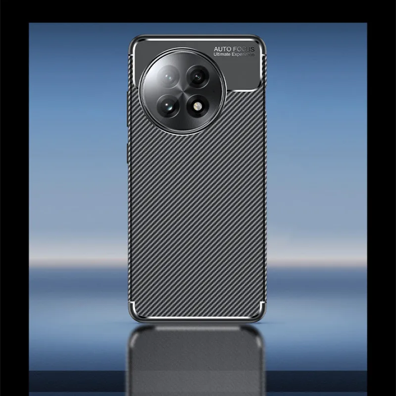 حافظة لهاتف OnePlus 13R حافظة ظهر من ألياف الكربون السيليكون الناعمة المضادة للخبط لهاتف OnePlus 13R حافظة لهاتف OnePlus 13R مقاس 6.78 بوصة