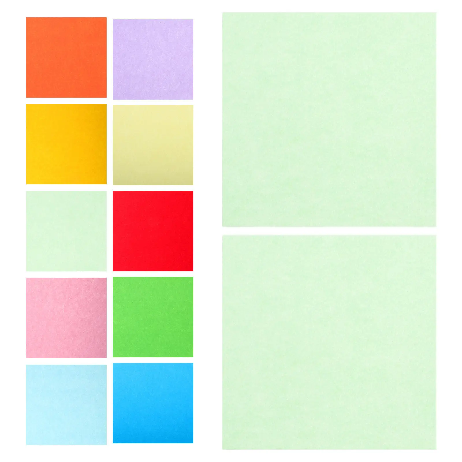 

100 листов прочной цветной бумаги для оригами, двусторонняя, квадратная, для портативных поделок и художественных проектов в японском стиле